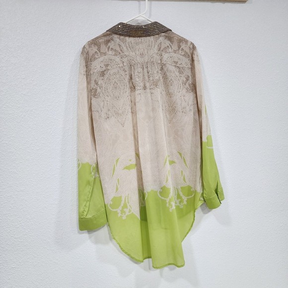 Chicos Button-up Shirt Size 2 - Picture 5 of 9